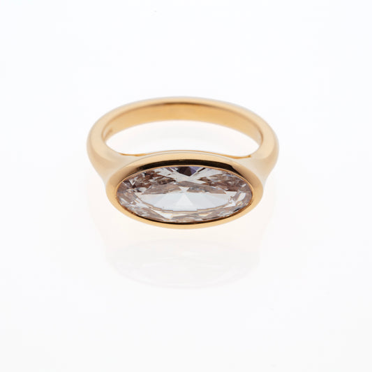 Moval Diamond Ring
