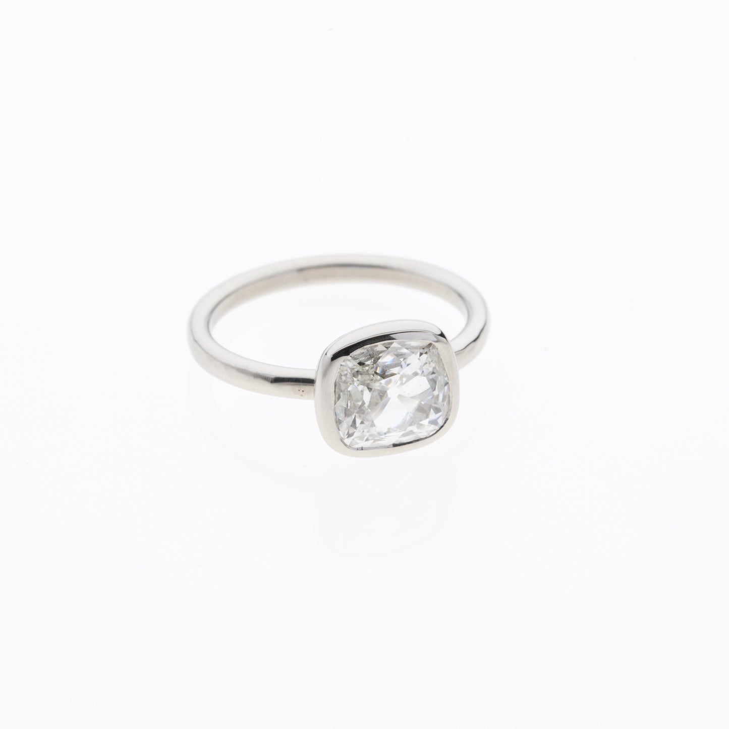 Mughal Cushion Cut Diamond Ring