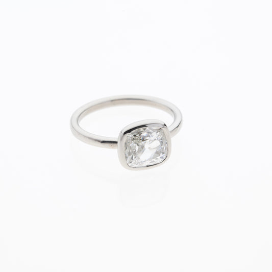 Mughal Cushion Cut Diamond Ring
