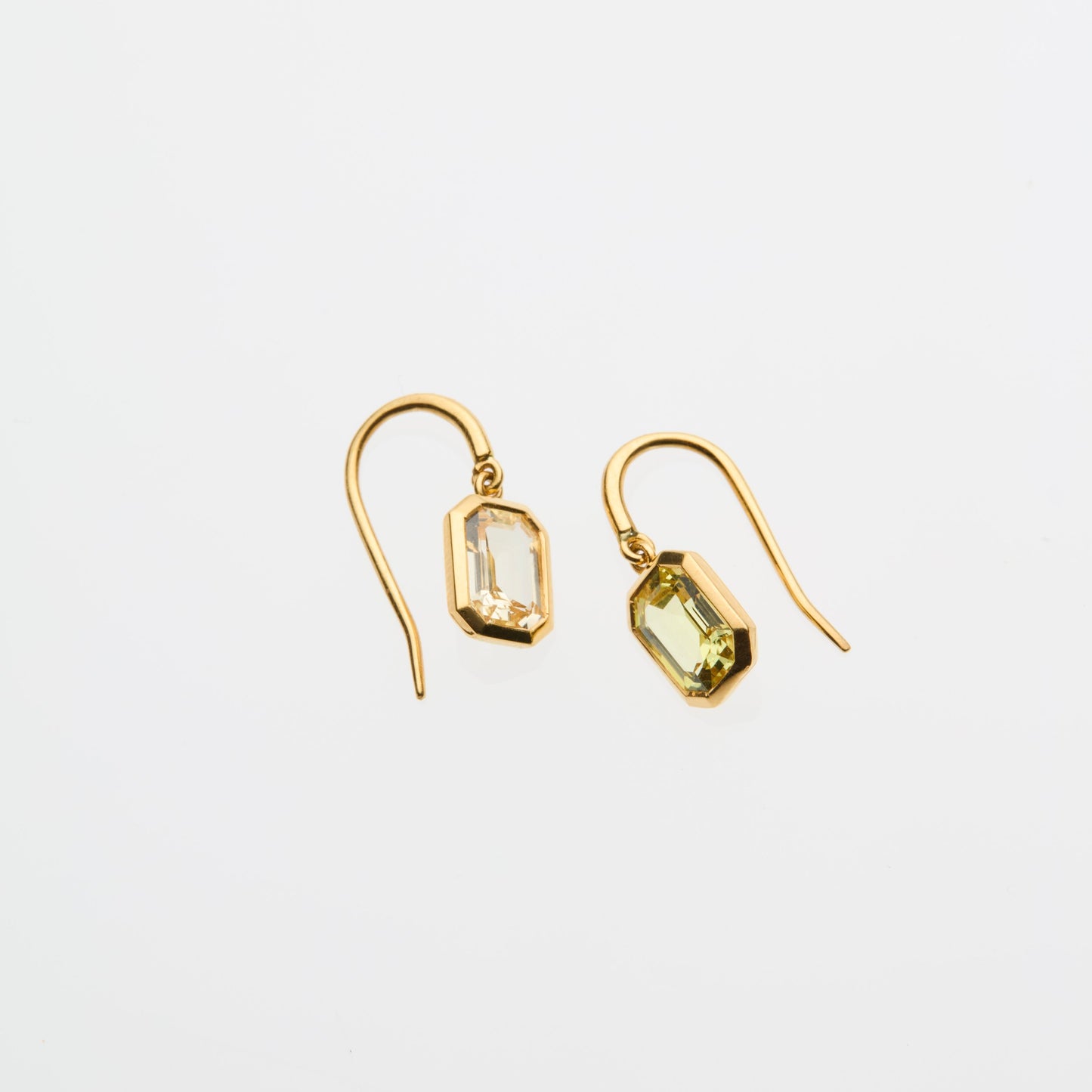 Yellow Sapphire Earrings