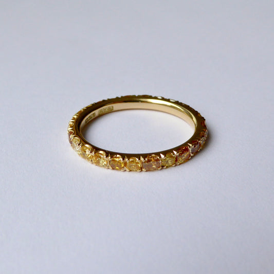 Yellow Diamond Eternity Ring
