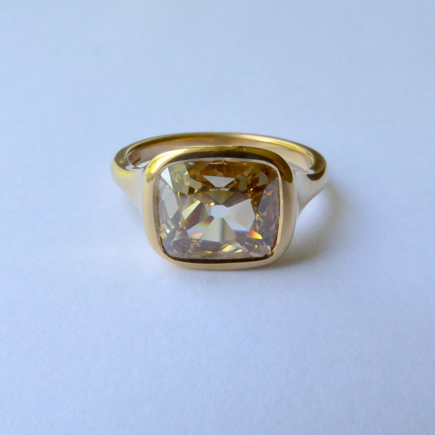 Cushion Cut Diamond Ring