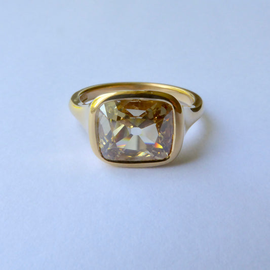 Cushion Cut Diamond Ring