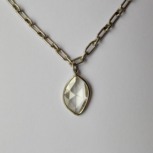 Marquise Rose Cut Diamond Necklace