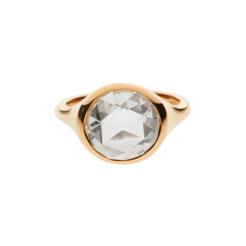 Rose Cut Diamond Ring