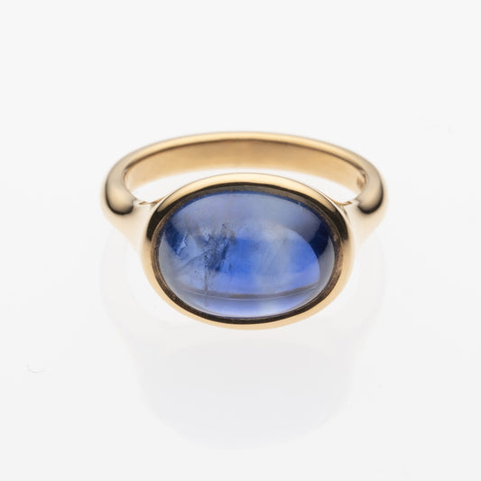 Sapphire Cabochon Ring