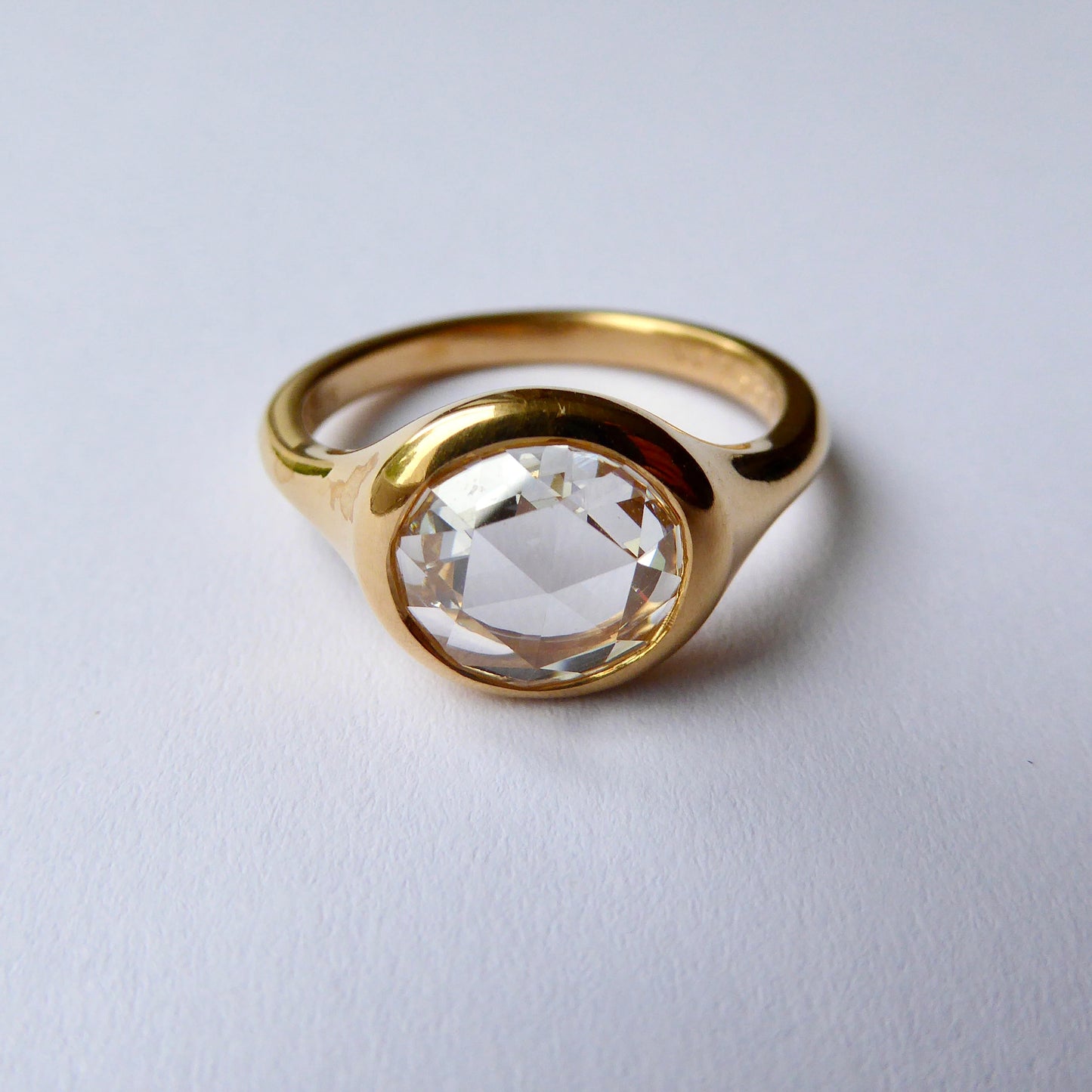 Rose Cut Diamond Ring