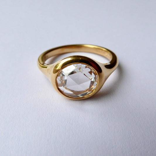 Rose Cut Diamond Ring